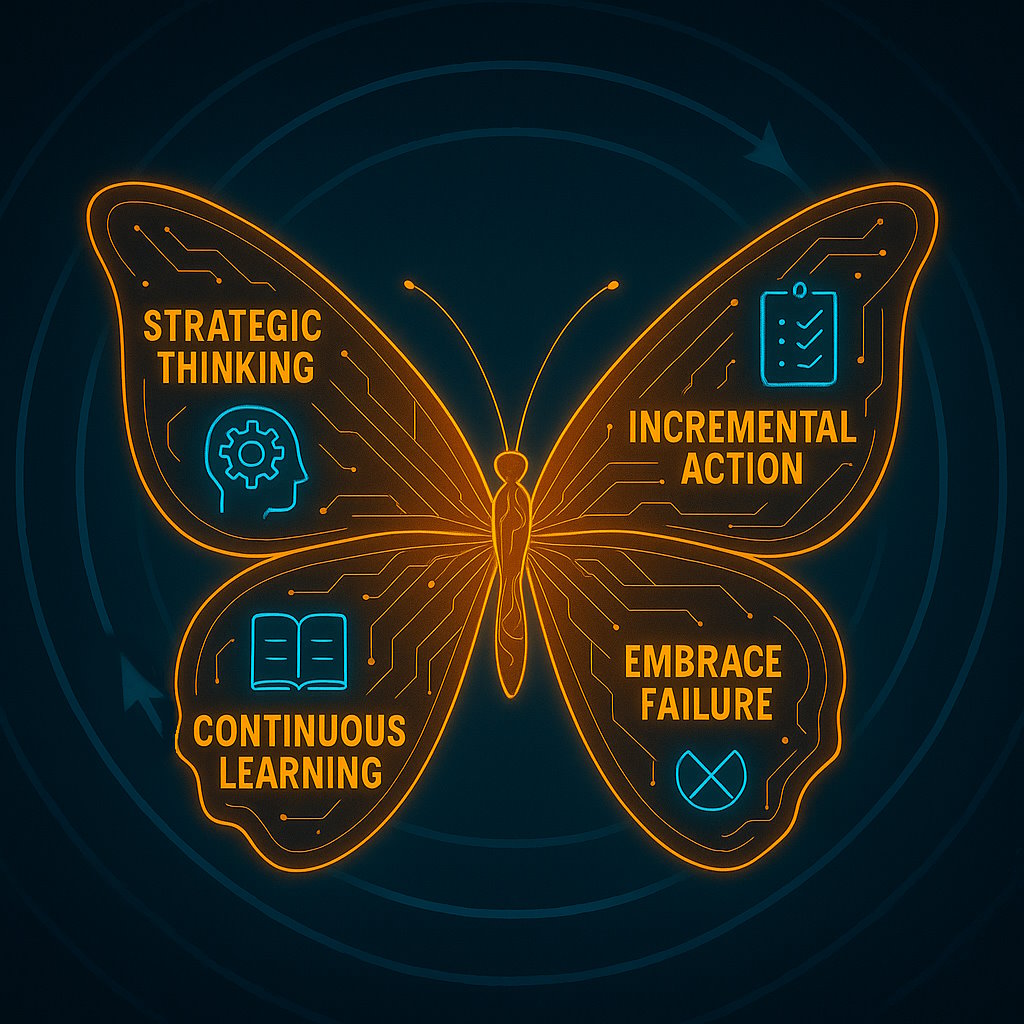 Verdaubare Schritte: Strategic Thinking, Incremental Action, Continuous Learning, Embrace Failure